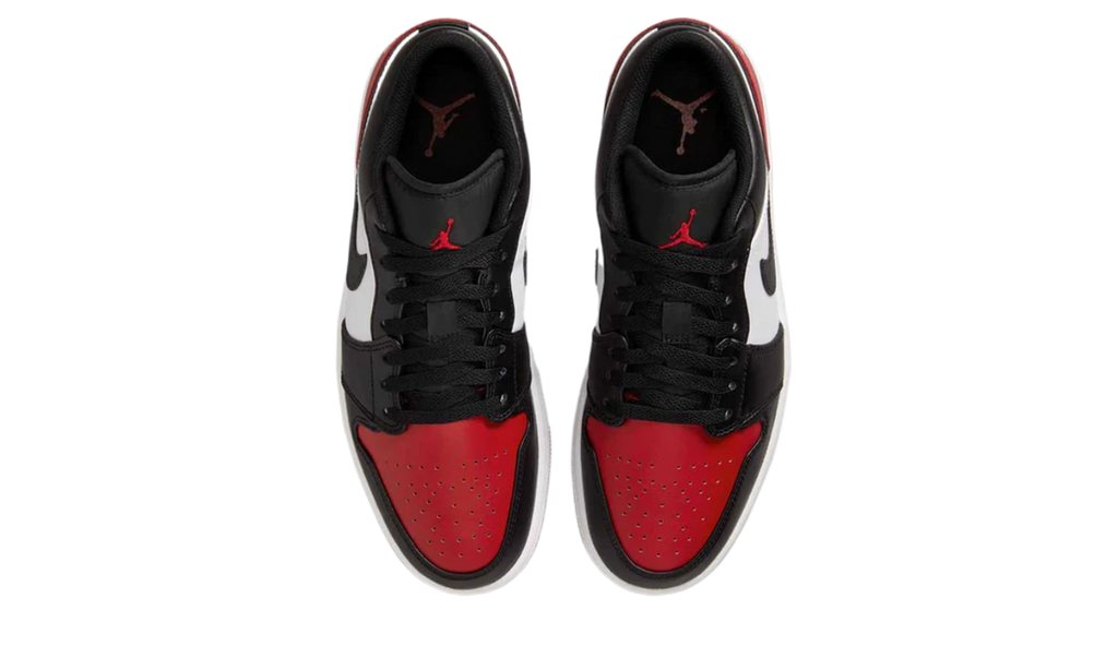 Air Jordan 1 Low Bred Toe 2.0 553558-161 — Vista 3