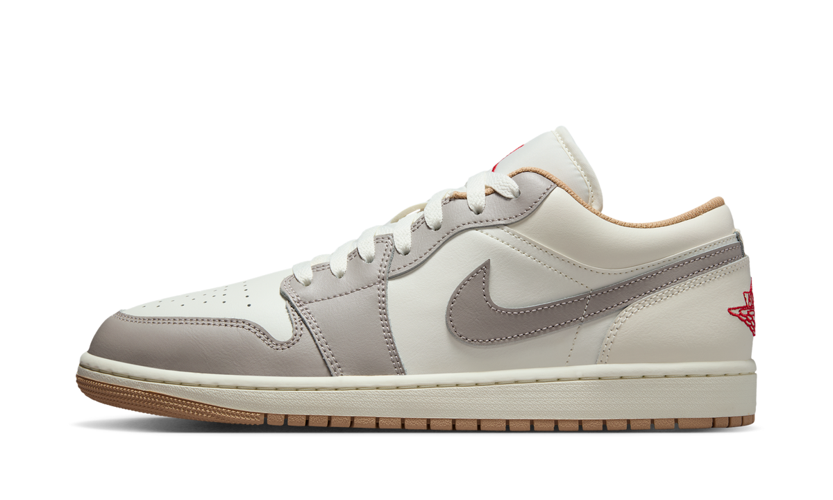 Air Jordan 1 Low Sail College Grey Rattan 553558-169 — Vista 1