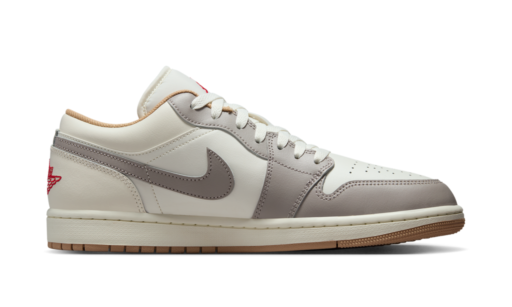 Air Jordan 1 Low Sail College Grey Rattan 553558-169 — Vista 2