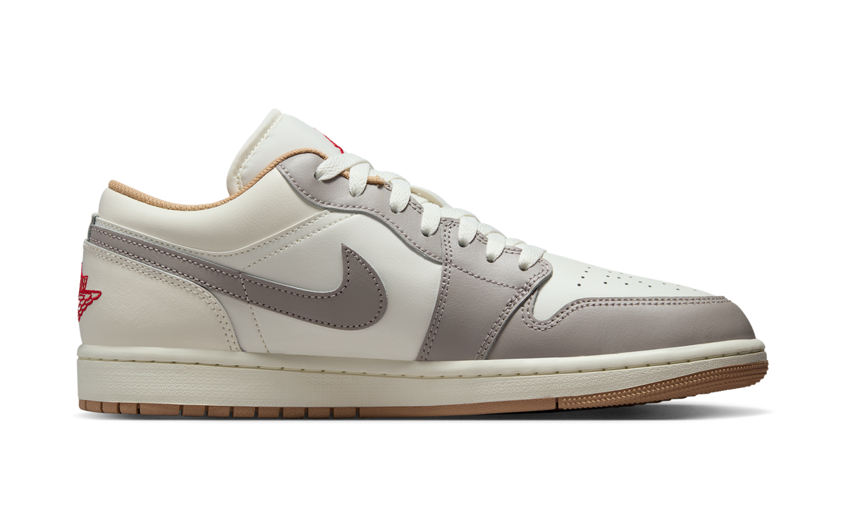 Air Jordan 1 Low Sail College Grey Rattan 553558-169 — Vista 2