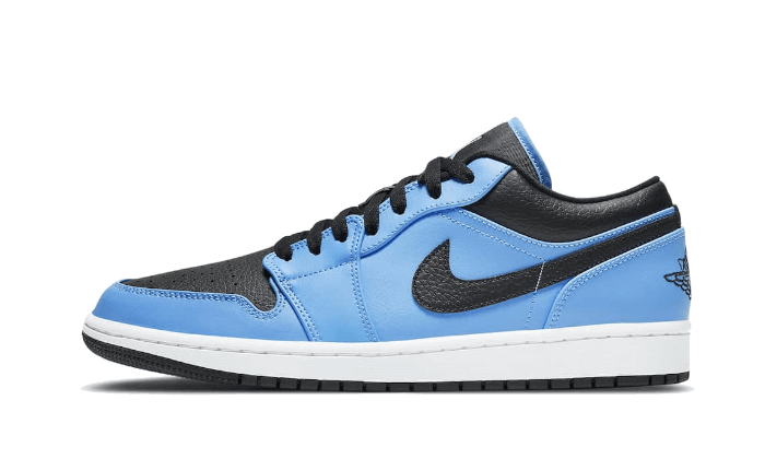 Air Jordan 1 Low University Blue Black 553558-403 — Vista 1