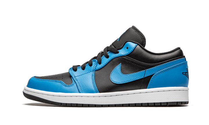 Air Jordan 1 Low Laser Blue Black 553558-410 — Vista 1