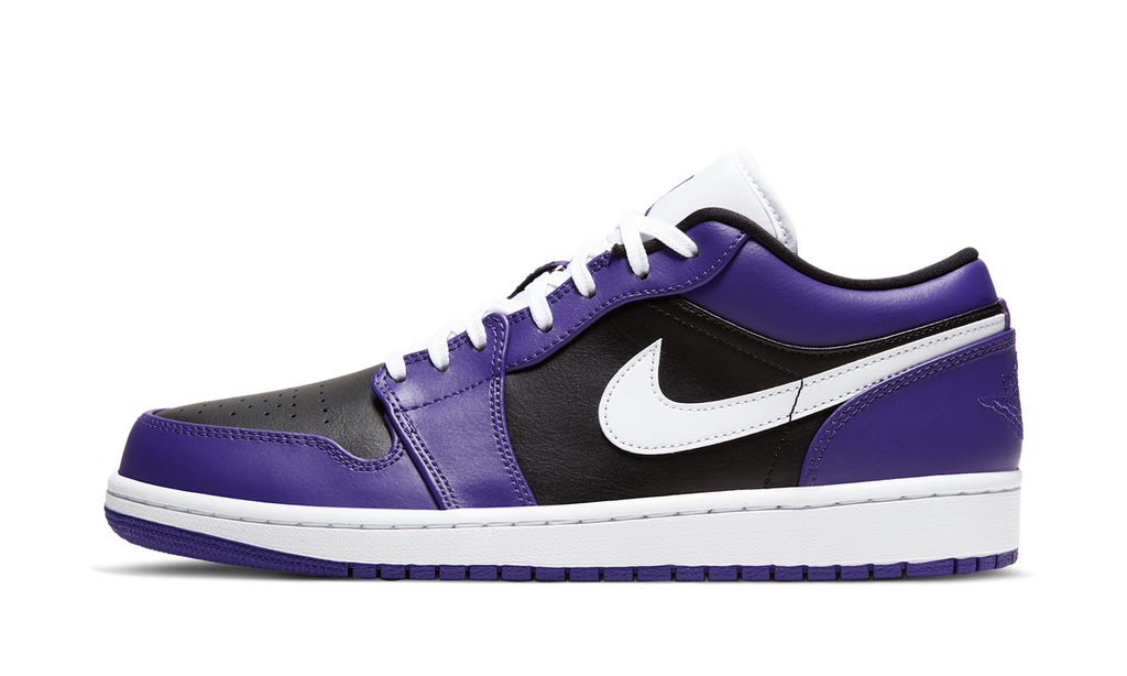 Air Jordan 1 Low Court Purple Black 553558-501 — Vista 1