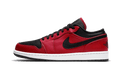 Air Jordan 1 Low Reverse Bred Pebbled Swoosh 553558-605 — Vista 1