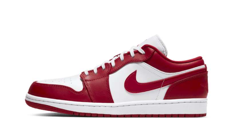 Air Jordan 1 Low Gym Red White 553558-611 — Vista 1