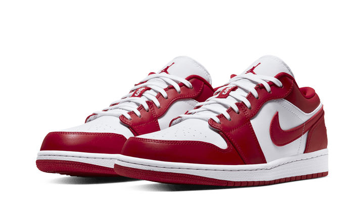 Air Jordan 1 Low Gym Red White 553558-611 — Vista 2