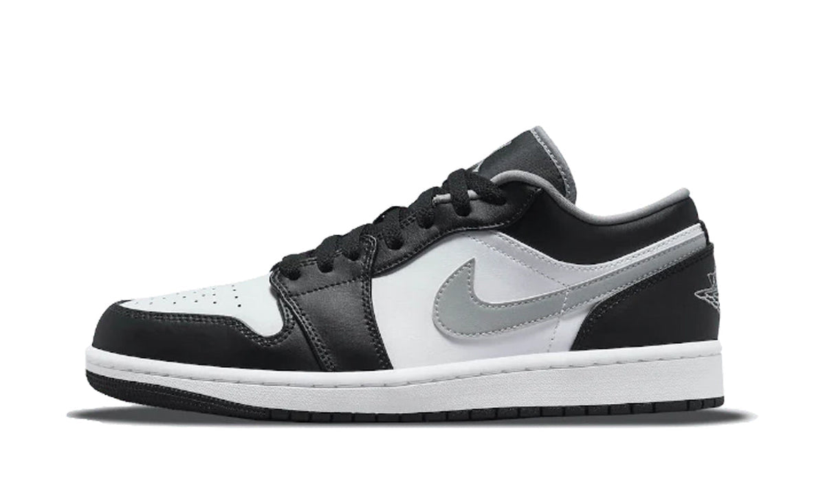 Air Jordan 1 Low Black White Grey (GS) 553560-040 — Vista 1