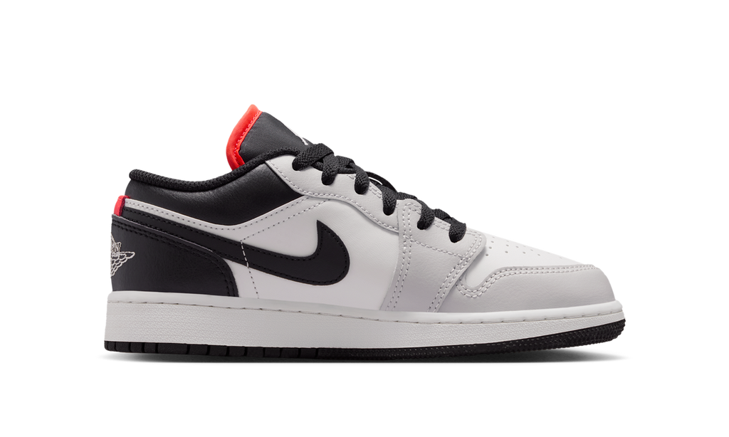 Air Jordan 1 Low Black Summit White Infrared (GS) 553560-045 — Vista 2