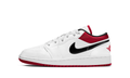 Air Jordan 1 Low White Gym Red (GS) 553560-118 — Vista 1