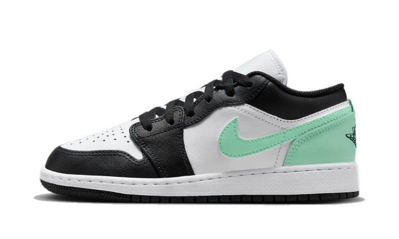 Air Jordan 1 Low White Green Glow 553560-131 — Vista 1
