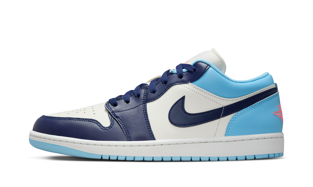 Air Jordan 1 Low Sail Blue Chill (GS) 553560-149 — Vista 1