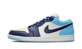 Air Jordan 1 Low Sail Blue Chill (GS) 553560-149 — Vista 1