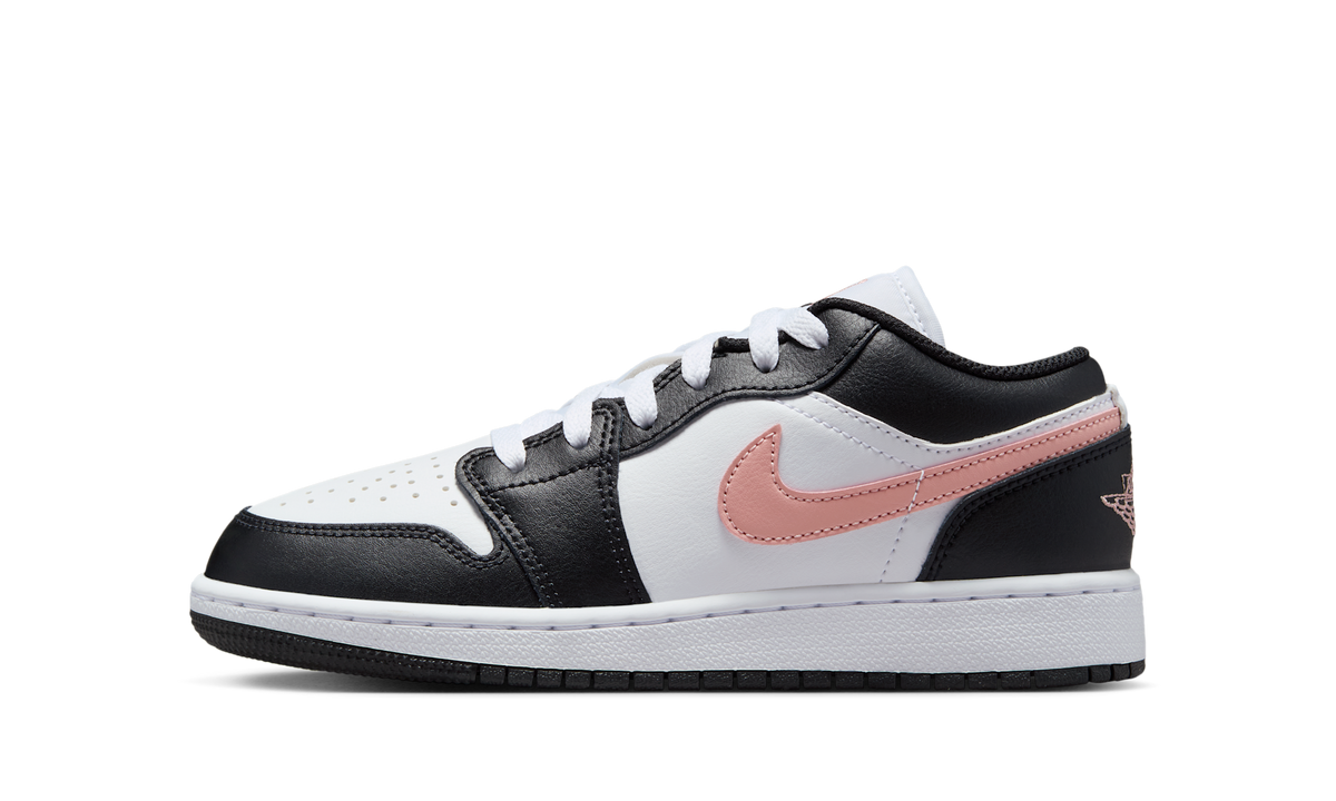 Air Jordan 1 Low White Black Rust Pink (GS) 553560-165 — Vista 1
