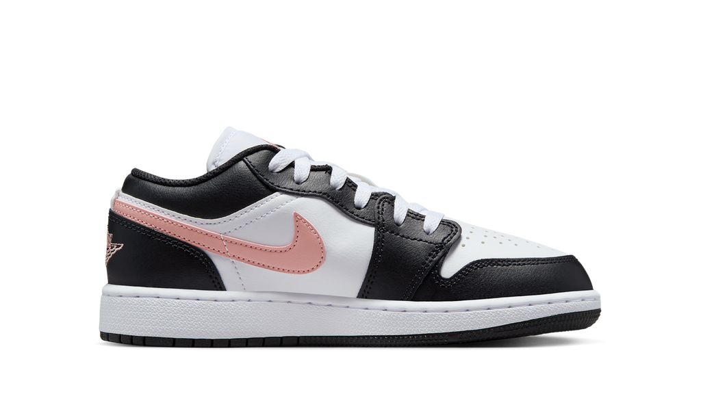Air Jordan 1 Low White Black Rust Pink (GS) 553560-165 — Vista 2