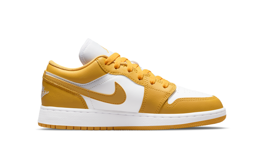 Air Jordan 1 Low White Pollen (GS) 553560-171 — Vista 2
