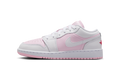 Air Jordan 1 Low Pink Foam Fire Red White (GS) 553560-608 — Vista 1