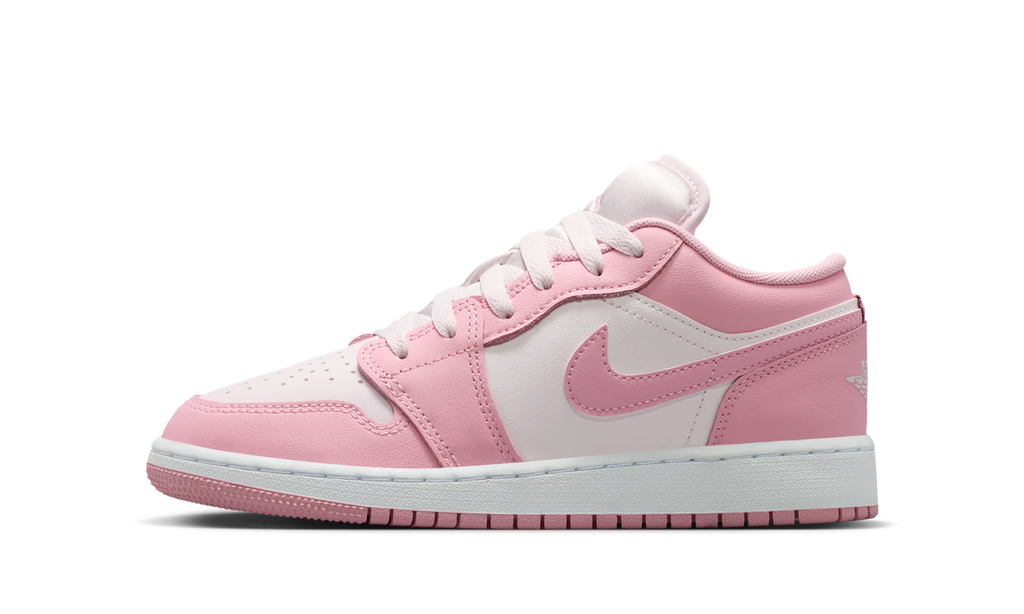 Air Jordan 1 Low Medium Soft Pink White (GS) 553560-614 — Vista 1