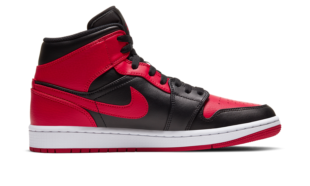 Air Jordan 1 Mid Banned (2020) 554724-074 — Vista 2