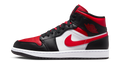 Air Jordan 1 Mid White Black Red (2022) 554724-079 — Vista 1