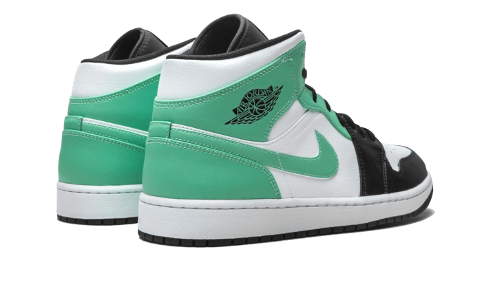 Air Jordan 1 Mid Igloo Island Green 554724-132 — Vista 3