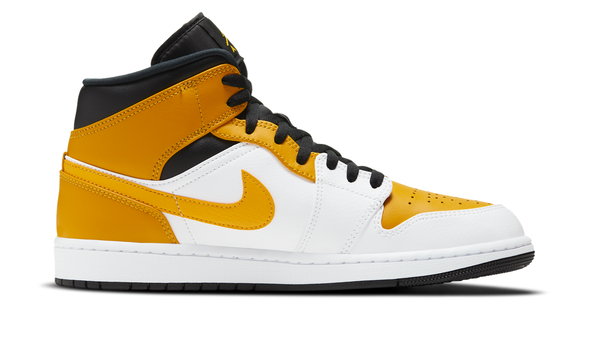 Air Jordan 1 Mid University Gold 554724-170 — Vista 2