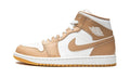 Air Jordan 1 Mid Hemp Tan White 554724-271 — Vista 1