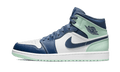 Air Jordan 1 Mid Mystic Navy Mint Foam 554724-413 — Vista 1