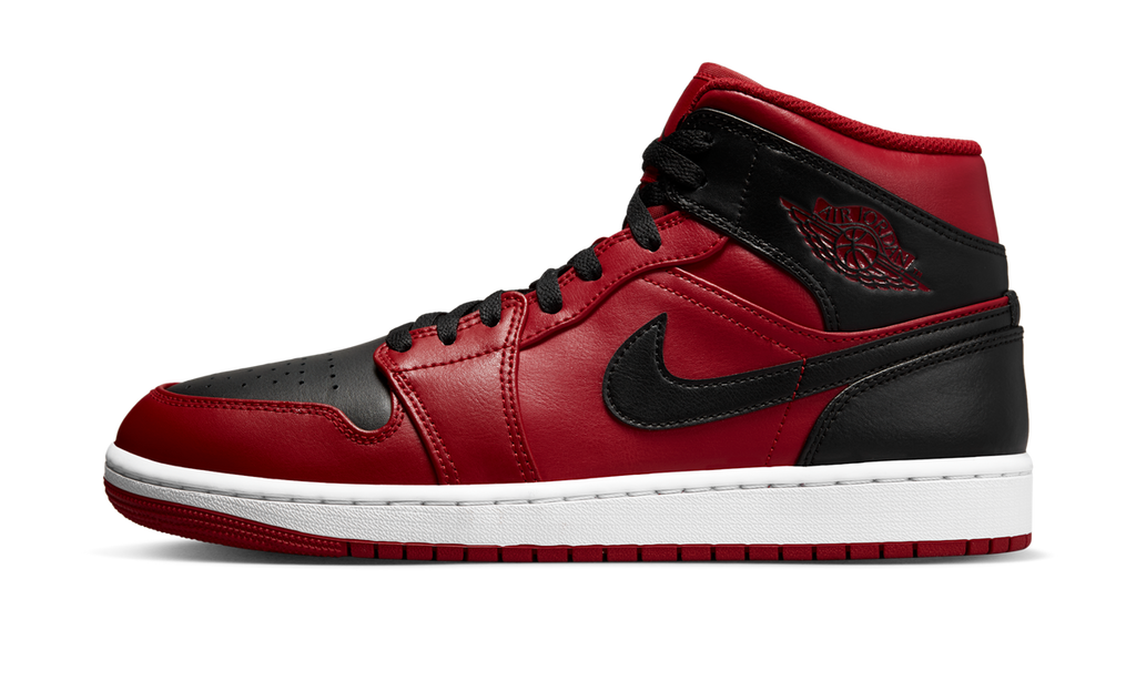 Air Jordan 1 Mid Reverse Bred (2021) 554724-660 — Vista 1
