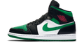 Air Jordan 1 Mid Green Toe (GS) 554725-067 — Vista 1