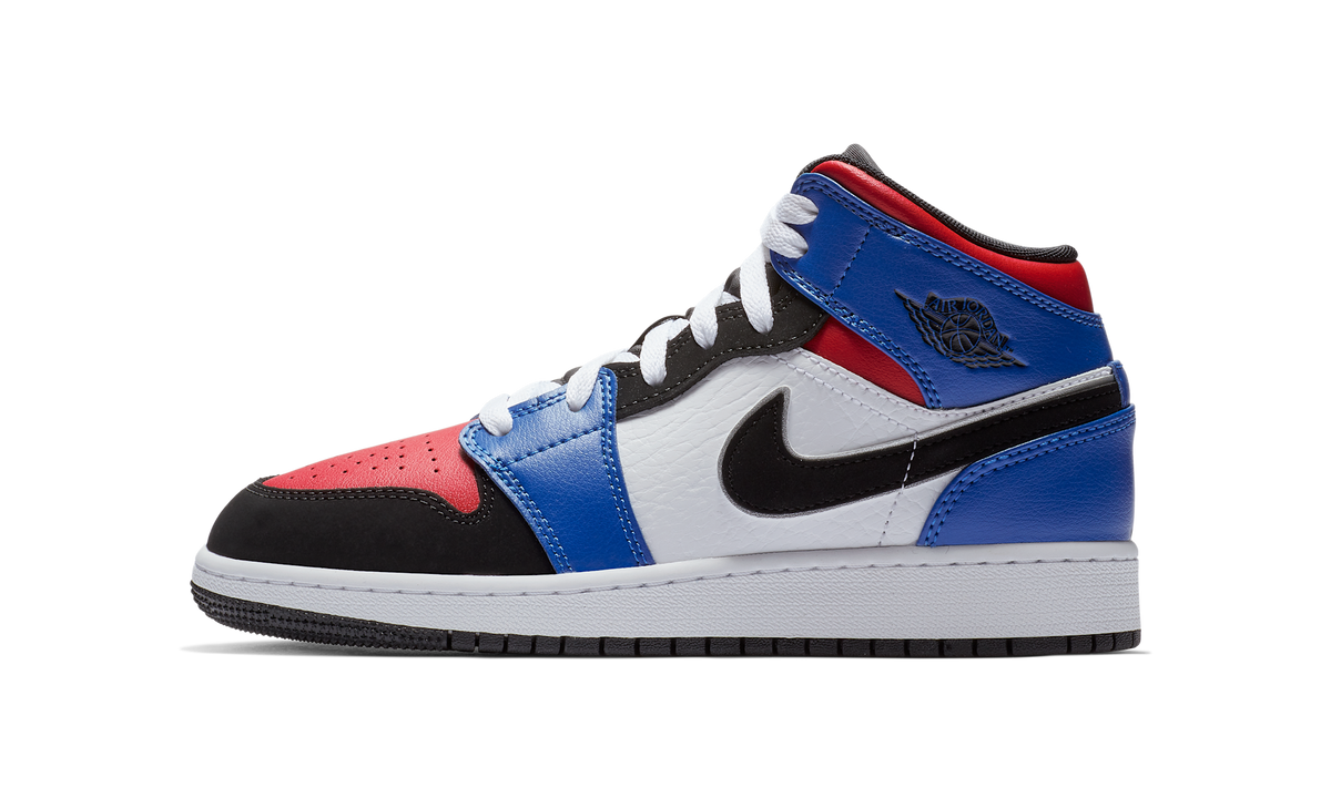 Air Jordan 1 Mid Top 3 (GS) 554725-124 — Vista 1