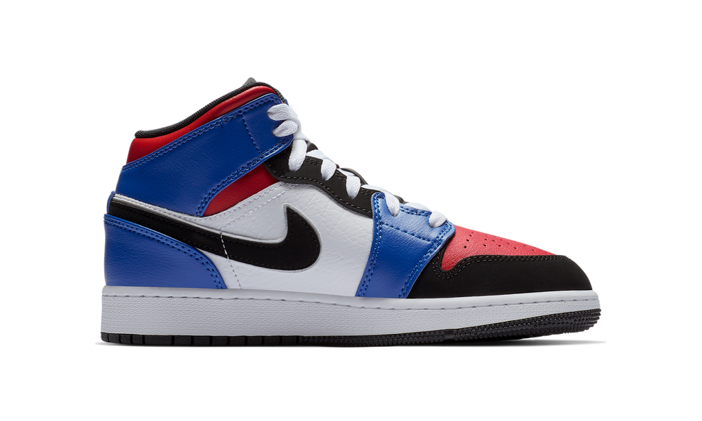 Air Jordan 1 Mid Top 3 (GS) 554725-124 — Vista 2