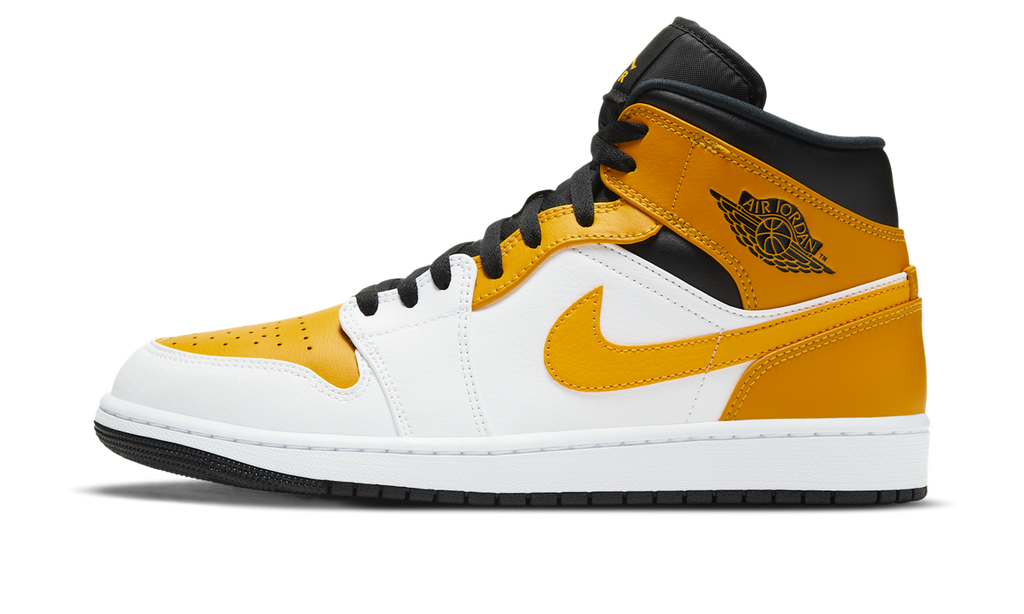 Air Jordan 1 Mid University Gold (GS) 554725-170 — Vista 1