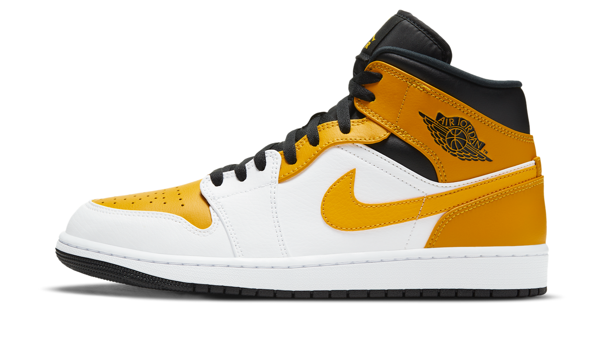 Air Jordan 1 Mid University Gold (GS) 554725-170 — Vista 1