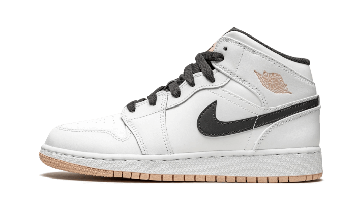 Air Jordan 1 Mid Arctic Orange (GS) 554725-180 — Vista 1