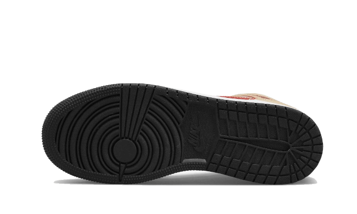 Air Jordan 1 Mid Onyx Curry 554725-201 — Vista 3