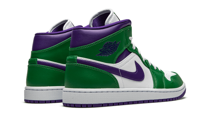Air Jordan 1 Mid Incredible Hulk (GS) 554725-300 — Vista 2