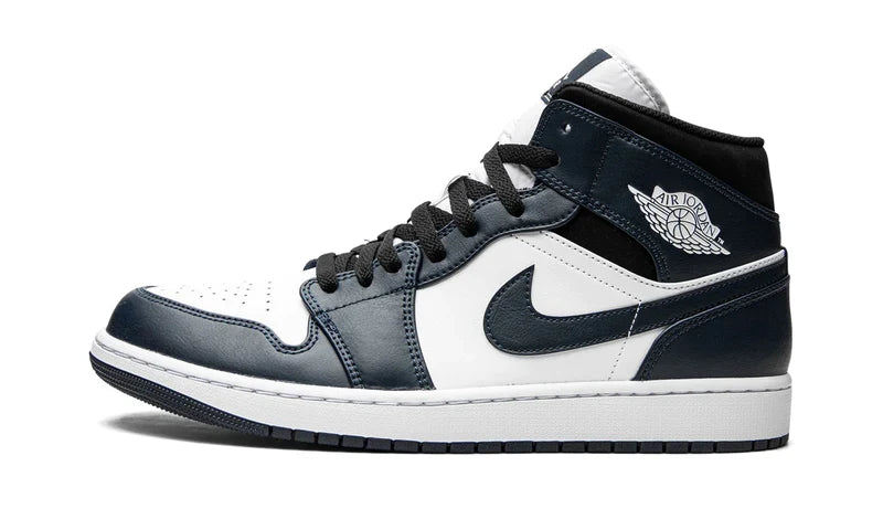 Air Jordan 1 Mid Armory Navy (GS) 554725-411 — Vista 1