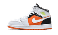 Air Jordan 1 Mid Composition Notebook (GS) 554725-870 — Vista 1