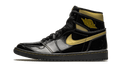 Air Jordan 1 Retro High Black Metallic Gold 555088-032 — Vista 1
