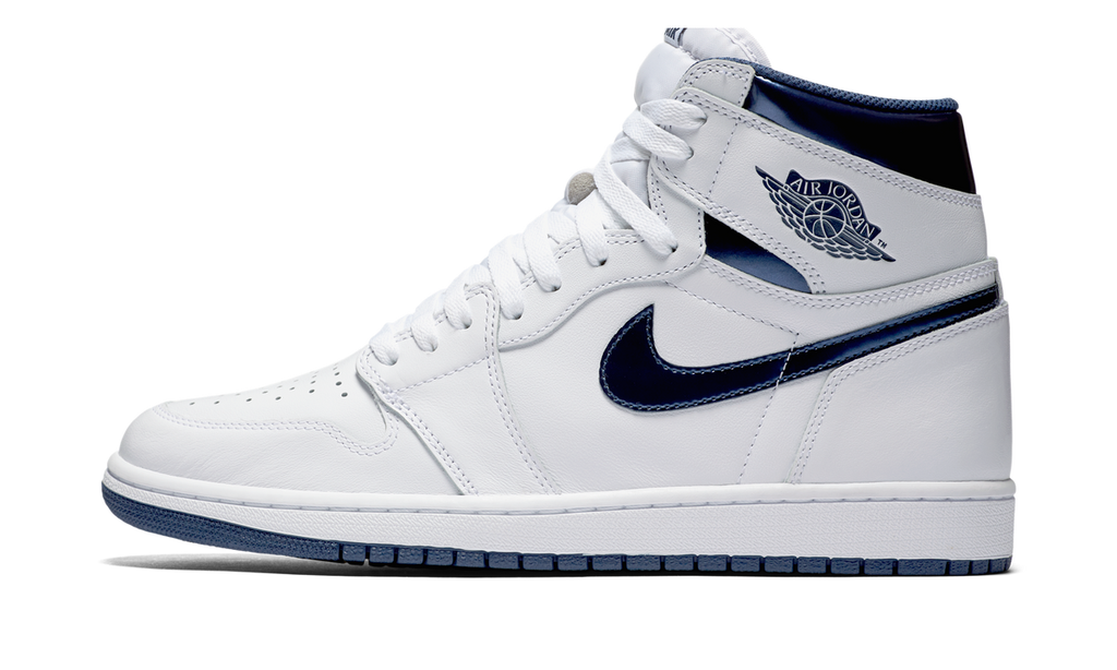 Air Jordan 1 Retro Metallic Navy (2016) 555088-106 — Vista 1