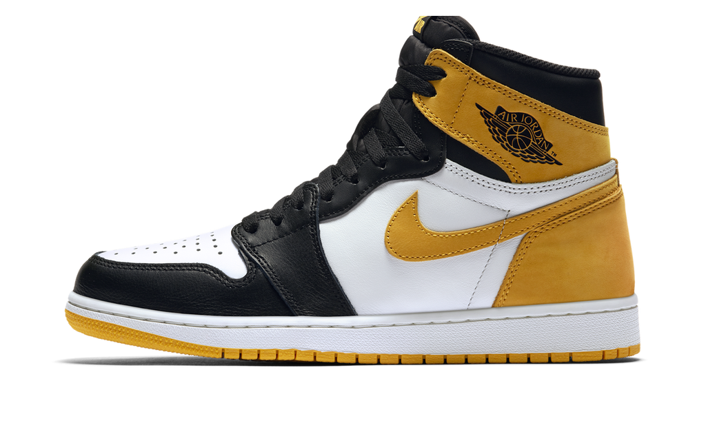 Air Jordan 1 Retro High Yellow Ochre 555088-109 — Vista 1