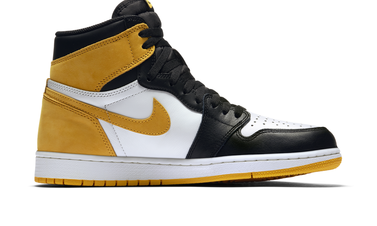 Air Jordan 1 Retro High Yellow Ochre 555088-109 — Vista 2