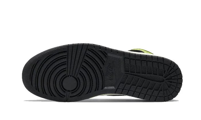 Air Jordan 1 Retro High White Black Volt University Gold 555088-118 — Vista 3