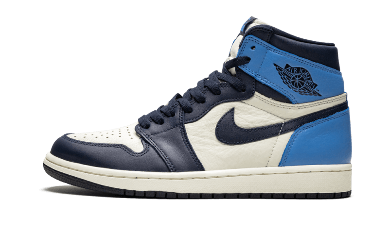 Air Jordan 1 Retro High OG Obsidian UNC 555088-140 — Vista 1
