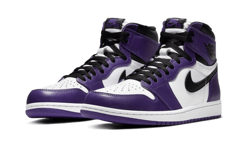 Air Jordan 1 Retro High OG Court Purple White 555088-500 — Vista 2