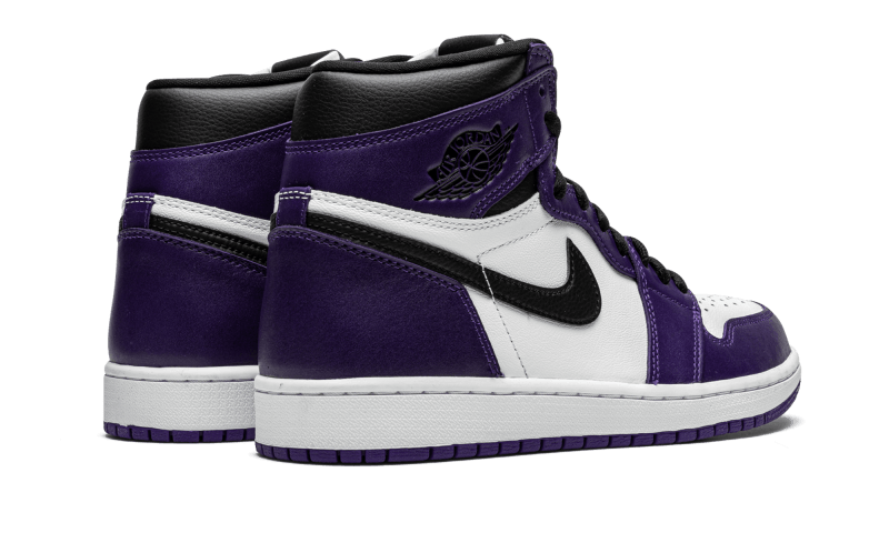 Air Jordan 1 Retro High OG Court Purple White 555088-500 — Vista 3