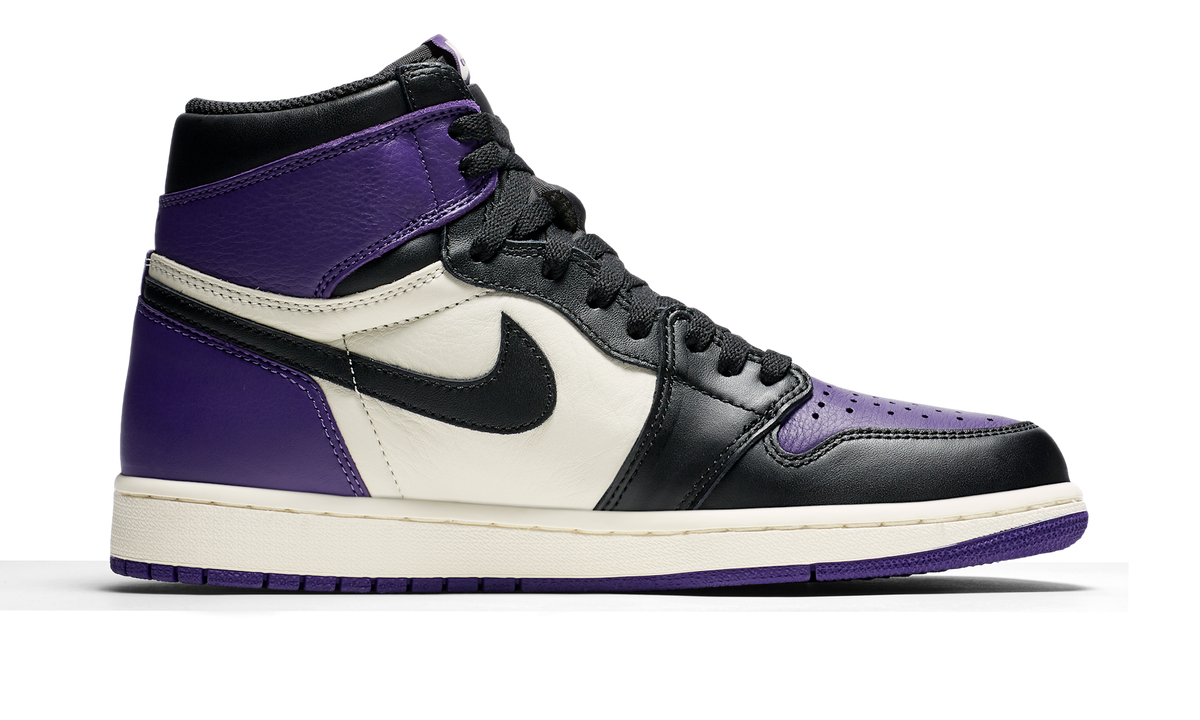Air Jordan 1 Retro High Court Purple 555088-501 — Vista 2