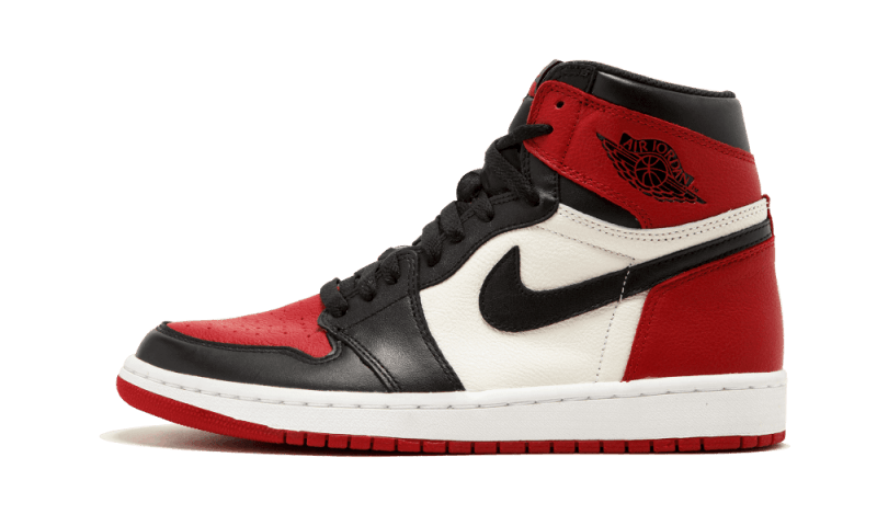 Air Jordan 1 Retro High Bred Toe 555088-610 — Vista 1