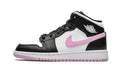 Air Jordan 1 Mid Blanco Negro Claro Rosa Ártico 555112-103 — Vista 1