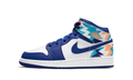 Air Jordan 1 Mid Geometric Print (GS) 555112-105 — Vista 1